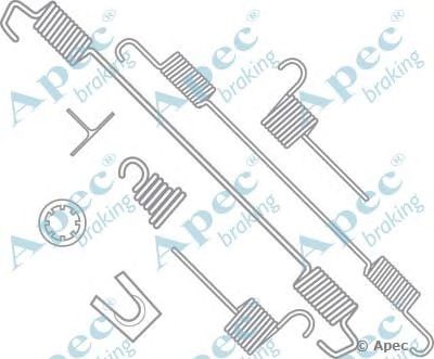 APEC BRAKING kit753 -  Комплектующие, тормозная колодка